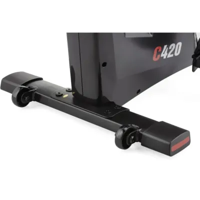 Велотренажер электромагнитный York Fitness C420 черный с красным - 3 - Robinzon.ua