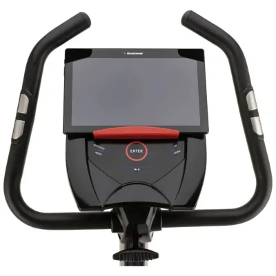 Велотренажер электромагнитный York Fitness C420 черный с красным - 5 - Robinzon.ua