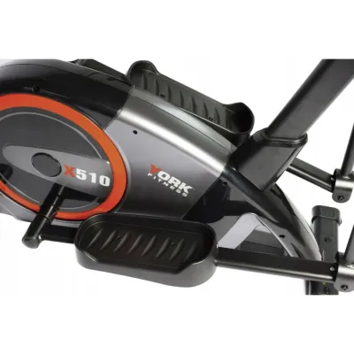 Орбитрек электромагнитный York Fitness X510 черний с красным - 4 - Robinzon.ua