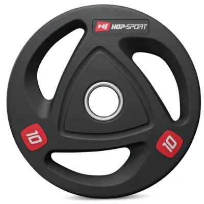 Блин олимпийский с хватом 10 кг 51мм Hop-Sport - 1 - Robinzon.ua