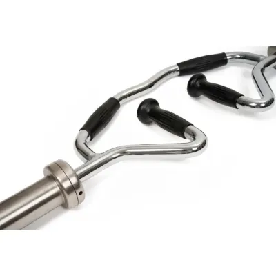 Гриф для штанги олимпийский York Fitness 86см 50мм с резиновыми рукоятками - 3 - Robinzon.ua