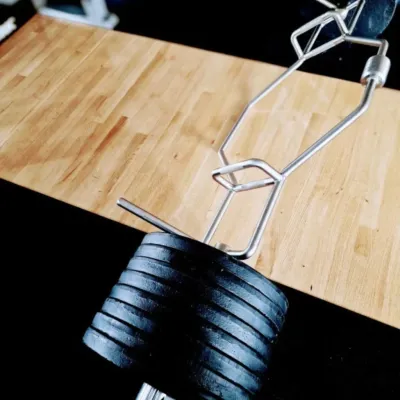 Гриф трэп олимпийский York Fitness для становой тяги 213см 50мм с подставкой - 6 - Robinzon.ua