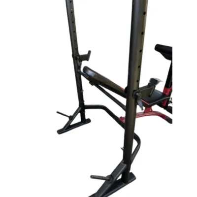 Скамейка для жима York Fitness Delta Pro 200 с стойкой для штанги и партой Скотта - 4 - Robinzon.ua