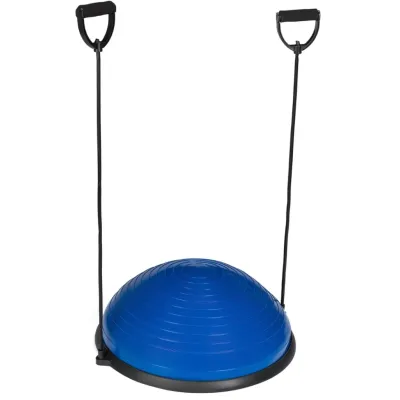 Балансировочная полусфера для фитнеса Gymtek Bosu 58см з еспандерами + насос - 3 - Robinzon.ua