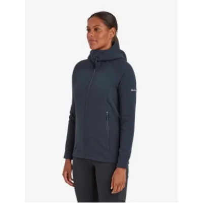 Женская флисовая толстовка с рукавом реглан Montane Female Protium XT Hoodie, Eclipse Blue, XS/8/34 (5056237085155) - 2 - Robinzon.ua