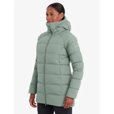 Міський жіночий зимовий пуховик Montane Female Tundra Hoodie, Eucalyptus, XS/8/34 (5056237085865) - 2 - Robinzon.ua