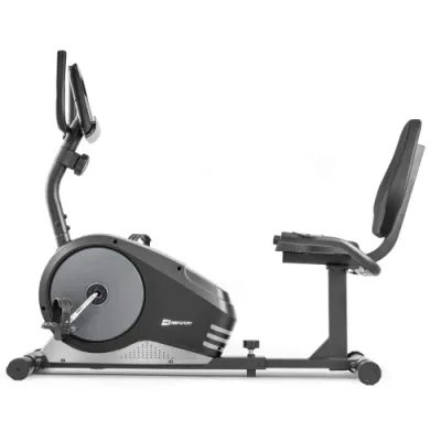 Горизонтальный велотренажер магнитный Hop-Sport 040L Root черно-белый - 5 - Robinzon.ua