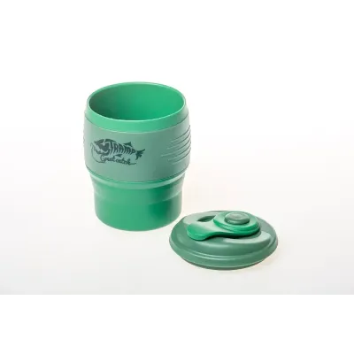 Кружка складная TRAMP силиконовая с крышкой 350мл UTRC-082, Зеленый - 1 - Robinzon.ua