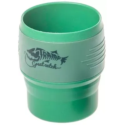Кружка складная TRAMP силиконовая с крышкой 350мл UTRC-082, Зеленый - 2 - Robinzon.ua
