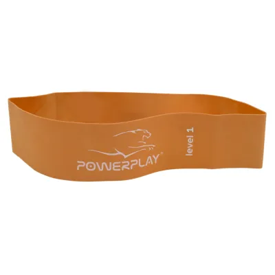Фитнес-резинка PowerPlay 4140 Level 1 (600*60*0.6 мм, 5 кг) Помаранчева - 1 - Robinzon.ua