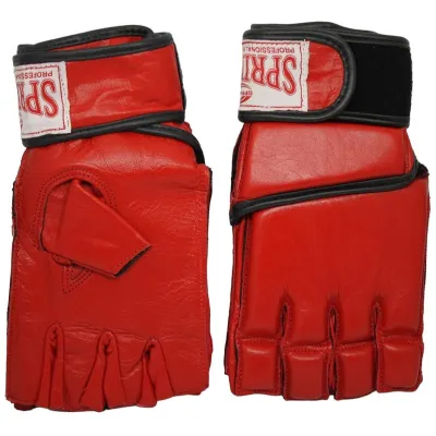 Рукавички для єдиноборств Sprinter - L. Червоні. Шкіра - 1 - Robinzon.ua