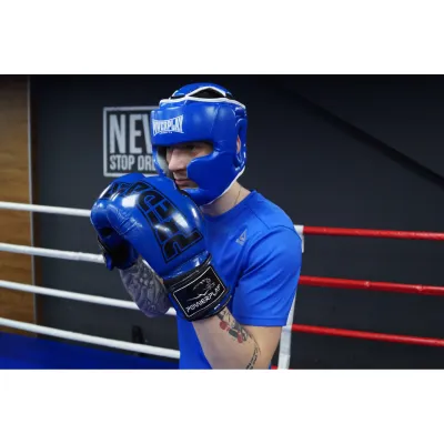 Боксерський шолом тренувальний PowerPlay 3100 PU Синій XS - 3 - Robinzon.ua