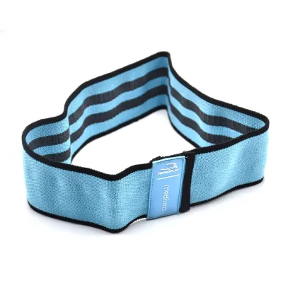 Резинка для фитнеса тканевая PowerPlay 4111 M Medium (d_76cm) голубой - 2 - Robinzon.ua