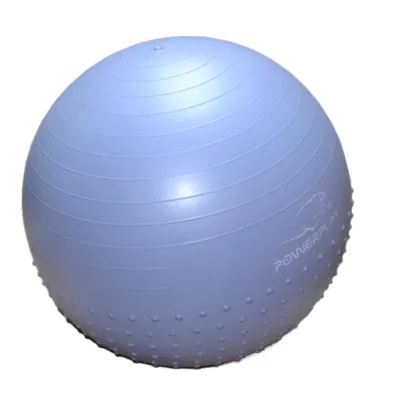 Мяч для фитнеса (фитбол) полумассажный PowerPlay 4003 &Oslash;75 cm Gymball Sky Blue + насос - 5 - Robinzon.ua