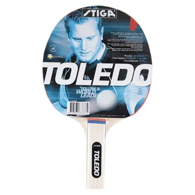 Ракетка для игры в настольный теннис Stiga Toledo, 1876-37 - 2 Ракетка для игры в настольный теннис Stiga Toledo, 1876-37 - 2 - Robinzon.ua