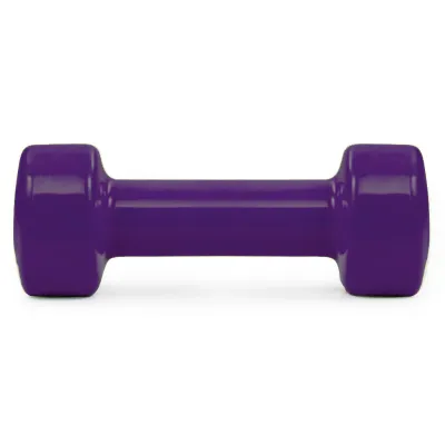 Гантель PowerPlay 4125 вінілова 2.5 кг Фіолетова - 2 - Robinzon.ua
