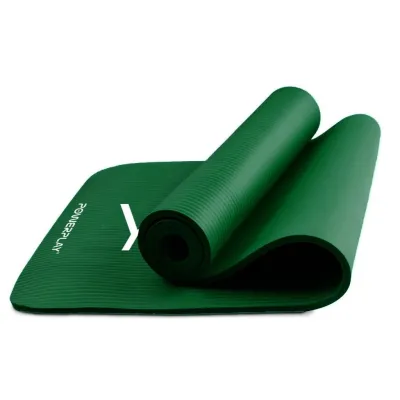 Коврик для йоги и фитнеса PowerPlay 4151 NBR 183*61*1.5 см Зелёный - 2 - Robinzon.ua