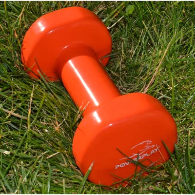 Гантель PowerPlay 4125 виниловая 1 кг Оранжевая - 6 Гантель PowerPlay 4125 виниловая 1 кг Оранжевая - 6 - Robinzon.ua