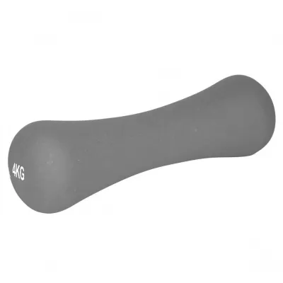 Гантель неопренова PowerPlay 4126 Spartacus 4 кг. Сіра (1шт.) - 1 - Robinzon.ua