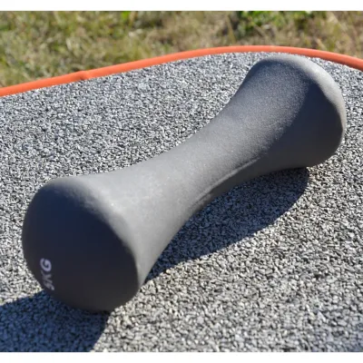 Гантель неопренова PowerPlay 4126 Spartacus 5 кг. Сіра (1шт.) - 6 - Robinzon.ua