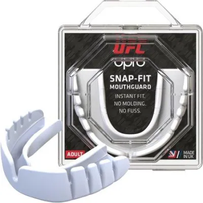 Капа боксерська OPRO Junior Snap-Fit UFC Hologram White (art.002263002) - 6 - Robinzon.ua