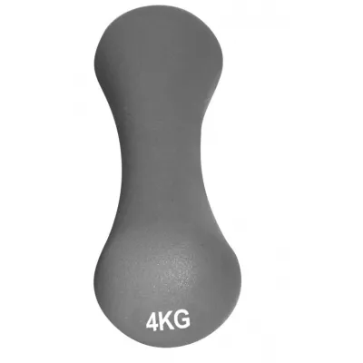 Гантель неопренова PowerPlay 4126 Spartacus 2*4 кг. Сіріі (2шт.) - 4 - Robinzon.ua