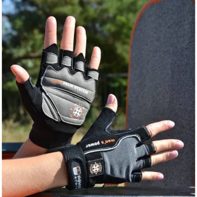 Перчатки для фитнеса и тяжелой атлетики Power System PS-2580 Man’s Power Black/Grey M - 6 - Robinzon.ua