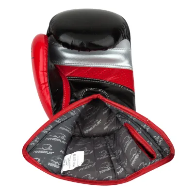 Боксерські рукавиці PowerPlay 3007 Чорні карбон 10 унцій - 4 - Robinzon.ua