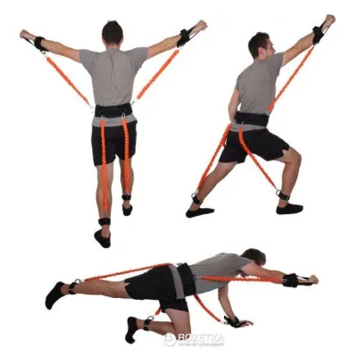 Набор для тренировок LiveUP TRAINING KIT черный, оранжевый 9 предметов LS3664 - 1 Набор для тренировок LiveUP TRAINING KIT черный, оранжевый 9 предметов LS3664 - 1 - Robinzon.ua