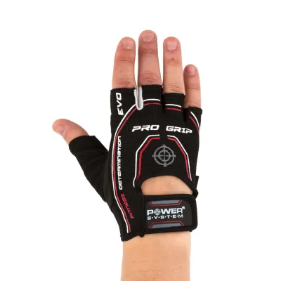 Рукавиці для фітнесу та важкої атлетики Power System PS-2260 Pro Grip EVO Black L - 1 - Robinzon.ua