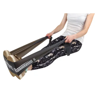 Лента-эспандер для спорта и реабилитации Power System PS-4123 Flat Stretch Band Level 3 Black (12-15кг.) - 5 - Robinzon.ua