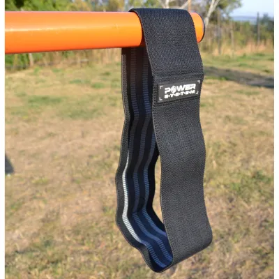 Тканева гумка для фітнесу та спорту Power System PS-4093 Booty Band LVL 3 Black/Grey (d_94 см. 6-12кг.) - 4 - Robinzon.ua