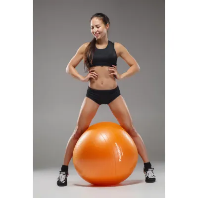 М'яч для фітнесу (фітбол) Power System PS-4011 &Oslash;55 cm PRO Gymball Orange - 2 - Robinzon.ua