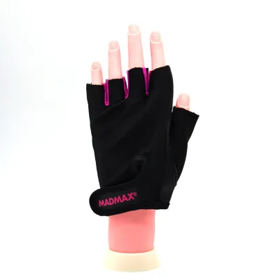 Перчатки для фитнеса и тяжелой атлетики MadMax MFG-251 Rainbow Pink XS - 1 - Robinzon.ua