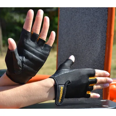 Рукавички для фітнесу та важкої атлетики MadMax MFG-251 Rainbow Orange M - 6 - Robinzon.ua