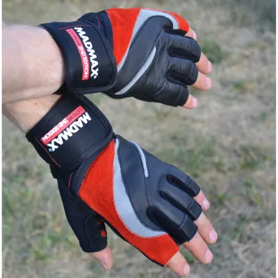 Перчатки для фитнеса и тяжелой атлетики MadMax MFG-568 Extreme 2nd edition Black/Red M - 5 Перчатки для фитнеса и тяжелой атлетики MadMax MFG-568 Extreme 2nd edition Black/Red M - 5 - Robinzon.ua