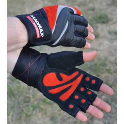 Перчатки для фитнеса и тяжелой атлетики MadMax MFG-568 Extreme 2nd edition Black/Red M - 6 Перчатки для фитнеса и тяжелой атлетики MadMax MFG-568 Extreme 2nd edition Black/Red M - 6 - Robinzon.ua
