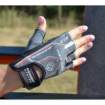 Рукавички для фітнесу та важкої атлетики Power System PS-2260 Pro Grip EVO Grey M - 4 - Robinzon.ua