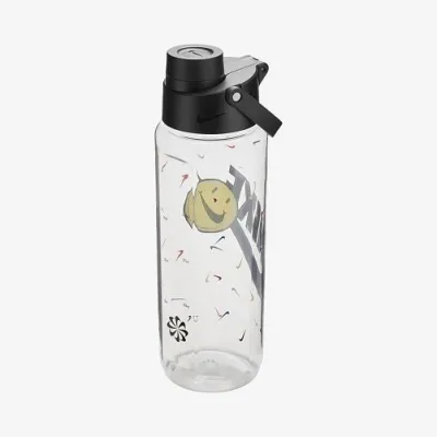 Пляшка Nike TR RENEW RECHARGE CHUG BOTTLE 24 OZ Графічний прозорий, Чорний Уні 709 мл (N.100.7637.968.24) - 2 - Robinzon.ua