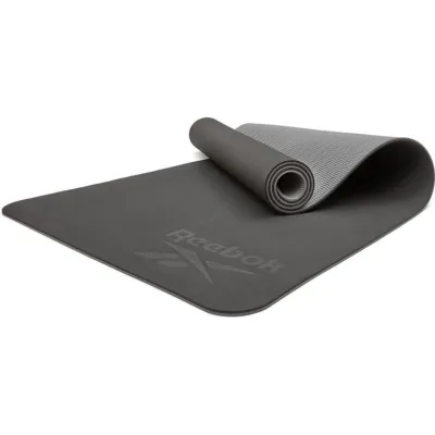 Двухстороний коврик для йоги  Reebok Double Sided 4mm Yoga Mat серый Уни 173 х 61 х 0,4 см RAYG-11042BKGR - 1 - Robinzon.ua