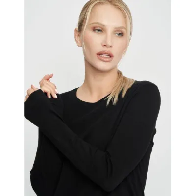 Женский лонгслив Joma ORGANIC Черный S (901611.100) - 3 - Robinzon.ua