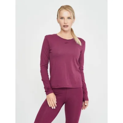 Женский лонгслив Joma ORGANIC Бордовый M (901611.651) - 1 Женский лонгслив Joma ORGANIC Бордовый M (901611.651) - 1 - Robinzon.ua