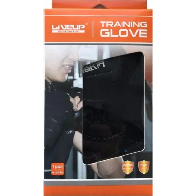 Рукавички для фітнесу та важкої атлетики LiveUP TRAINING GLOVES чорний L/XL LS3059-L/XL - 1 - Robinzon.ua
