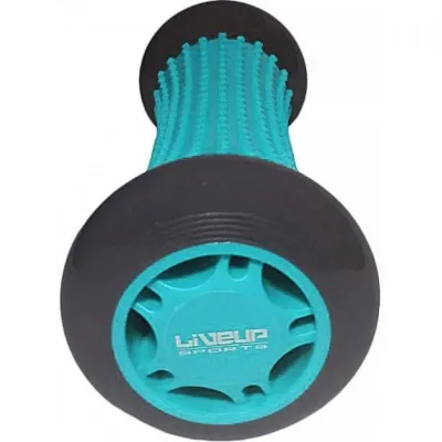 Массажный ролик LiveUP MASSAGE BAR серый, бирюзовый 16.5х7см LS5048-b - 1 Массажный ролик LiveUP MASSAGE BAR серый, бирюзовый 16.5х7см LS5048-b - 1 - Robinzon.ua