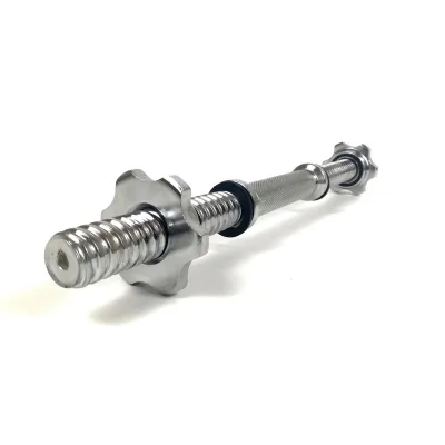 Гантельный гриф EasyFit 40 см &Oslash; 25 мм хромированный - 1 - Robinzon.ua