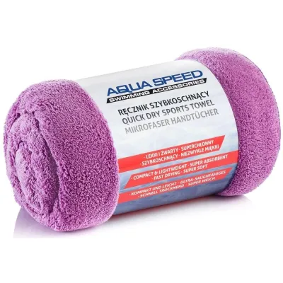 Полотенце Aqua Speed Dry Coral 50 x 100 см 7040 Фиолетовое (157-09) - 1 - Robinzon.ua