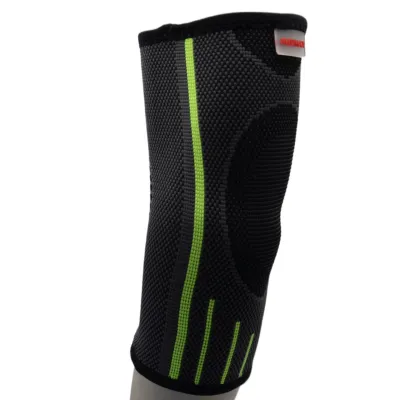 Компрессионный налокотник MadMax MFA-283 3D Compressive elbow support Dark grey/Neon green S - 4 - Robinzon.ua