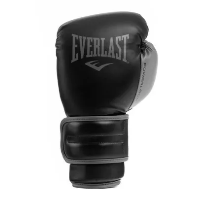 Боксерские перчатки Everlast POWERLOCK TRAINING GLOVES Черный Серый 16 унций (870310-70-816 16) - 1 - Robinzon.ua
