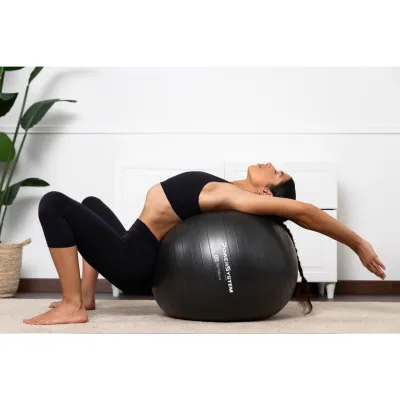 Мяч для фитнеса (фитбол) Power System PS-4012 Ø65 cm PRO Gymball Black - 6 Мяч для фитнеса (фитбол) Power System PS-4012 Ø65 cm PRO Gymball Black - 6 - Robinzon.ua