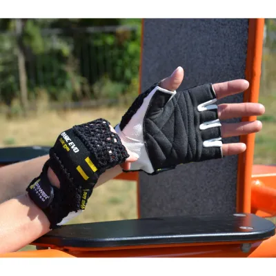 Рукавички для фітнесу і важкої атлетики Power System PS-2100 Basic EVO Black/Yellow Line XXL - 5 - Robinzon.ua